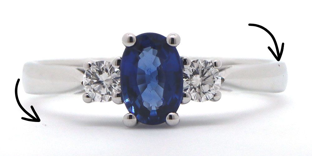 Imperfections on ring image
