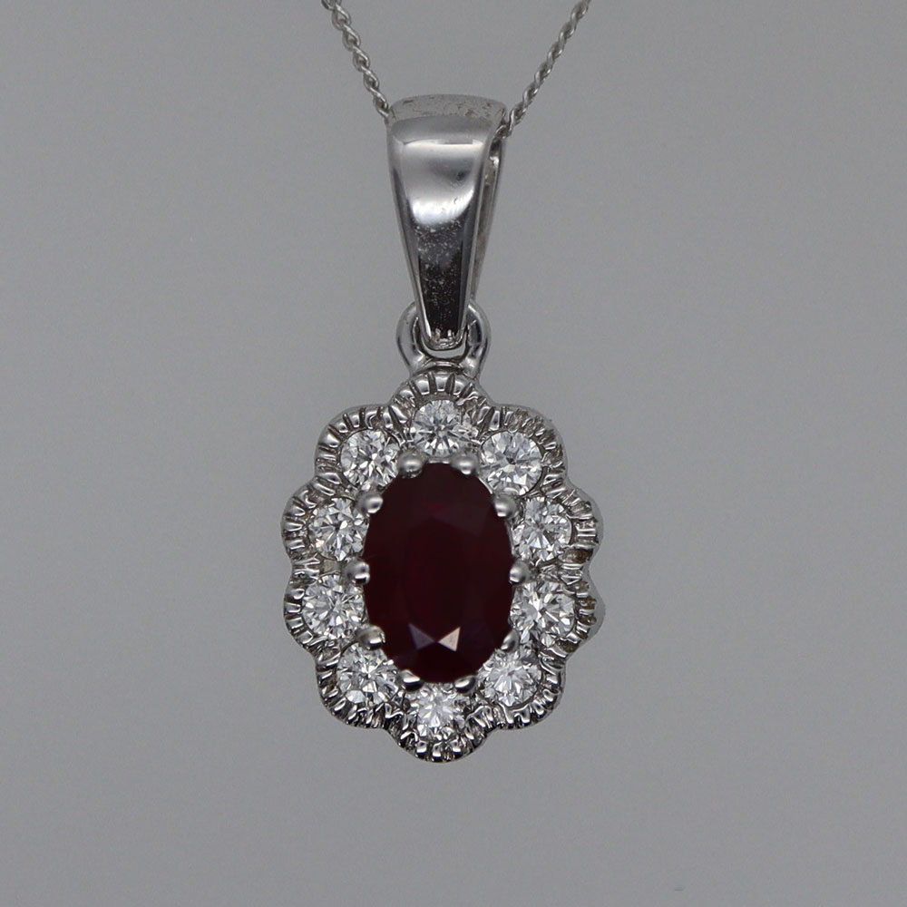 A picture of a Ruby pendant