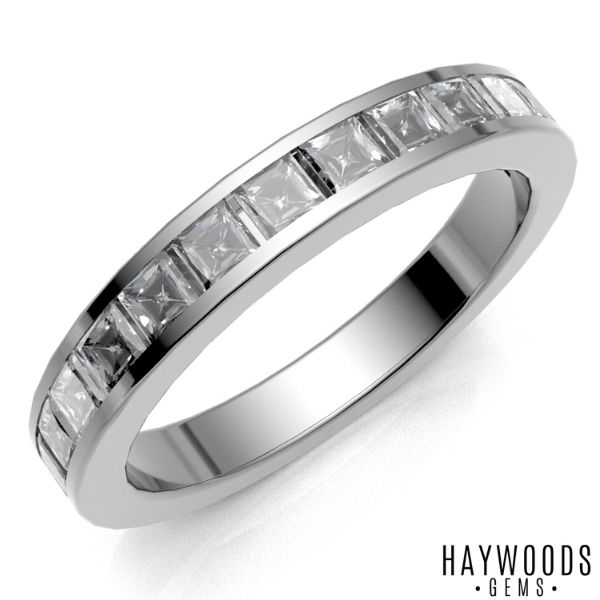 A channel set eternity ring