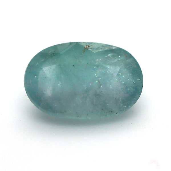 A oval cut Paraiba Tourmaline