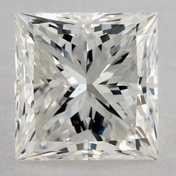 An I Colour Princess Cut Diamond